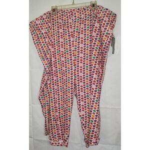 NWT Catherines Womens Elephant Pull On Pants Sz 4X Lounge Pajama Capri 54" W